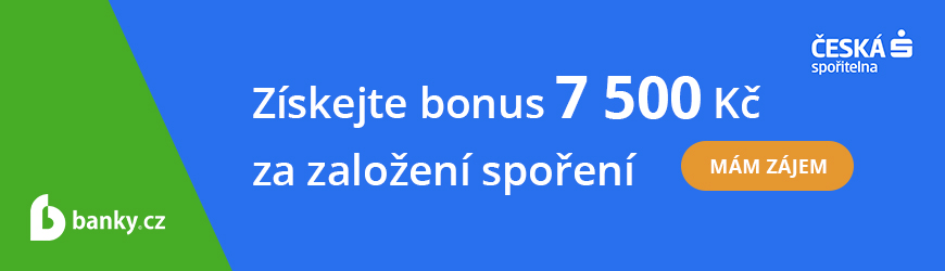 Stavební spoření s bonusem 7 500 Kč od ČS