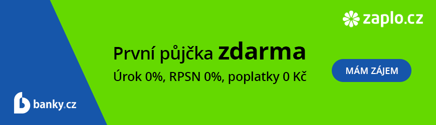 První půjčka od Zaplo zdarma: Úrok 0%, RPSN 0%, poplatky 0 Kč