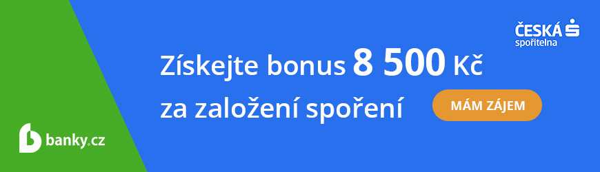 Penzijní spoření od České spořitelny s bonusem 8 500 Kč
