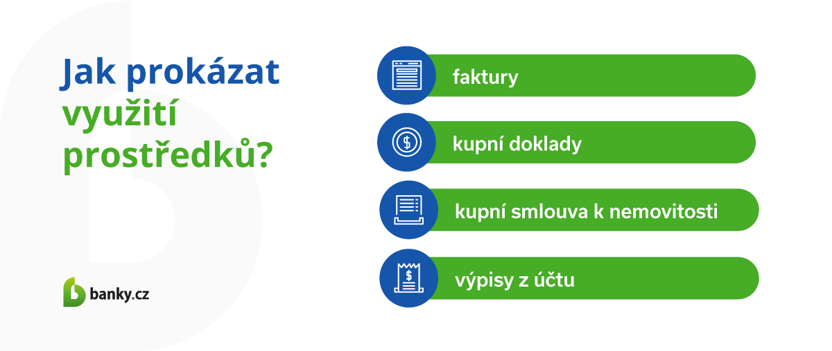 Jak prokázat využití prostředků? Jak prokázat využití prostředků?