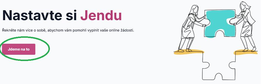 Nastavení aplikace Jenda Nastavení aplikace Jenda