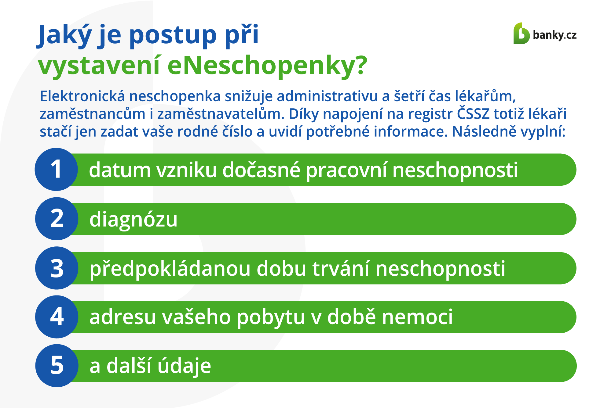 Jaký je postup při vystavení eNeschopenky? Jaký je postup při vystavení eNeschopenky?