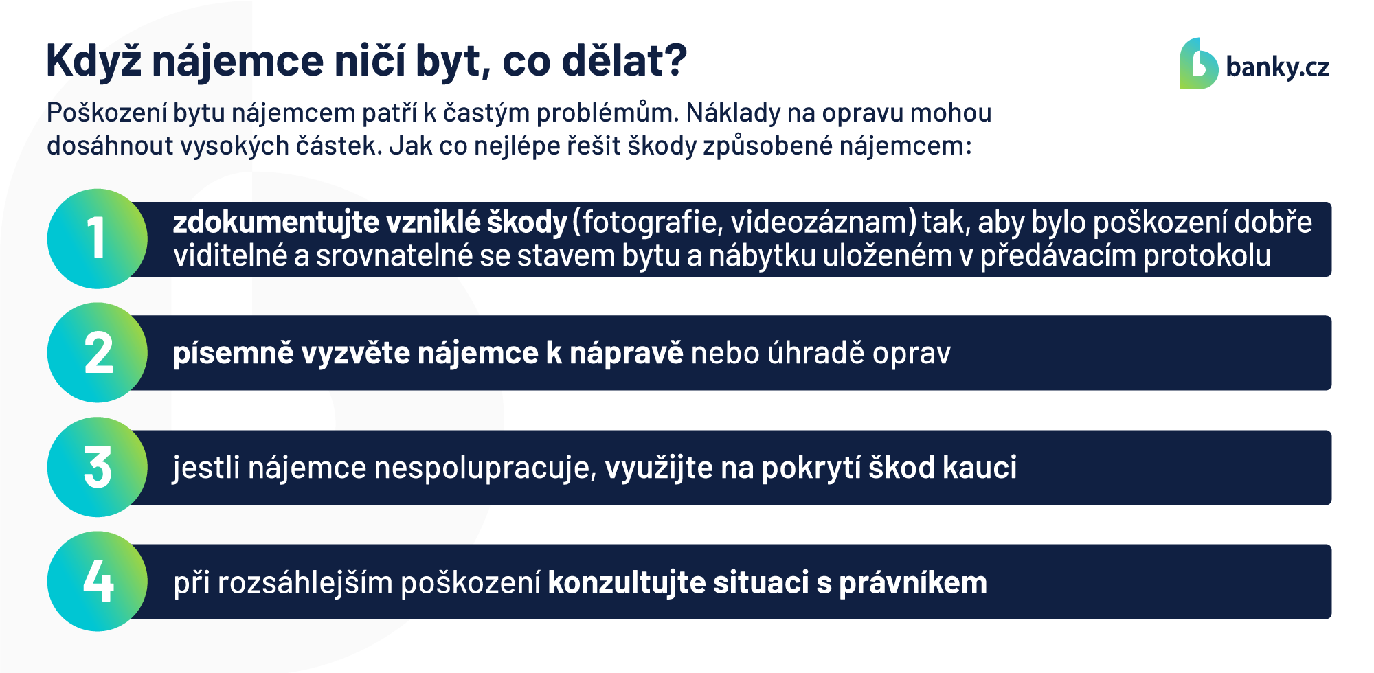 Když nájemce ničí byt, co dělat?