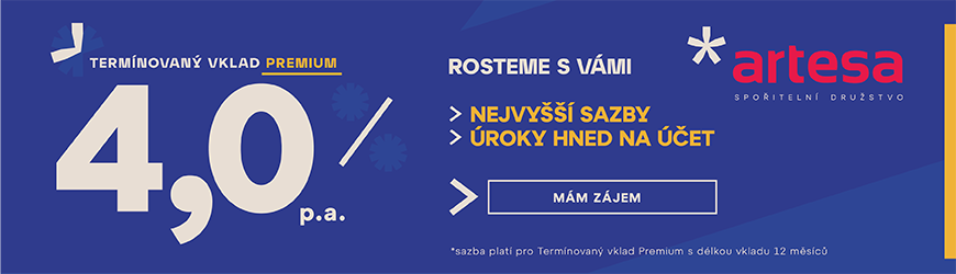 Termínované vklady od záložny Artesa