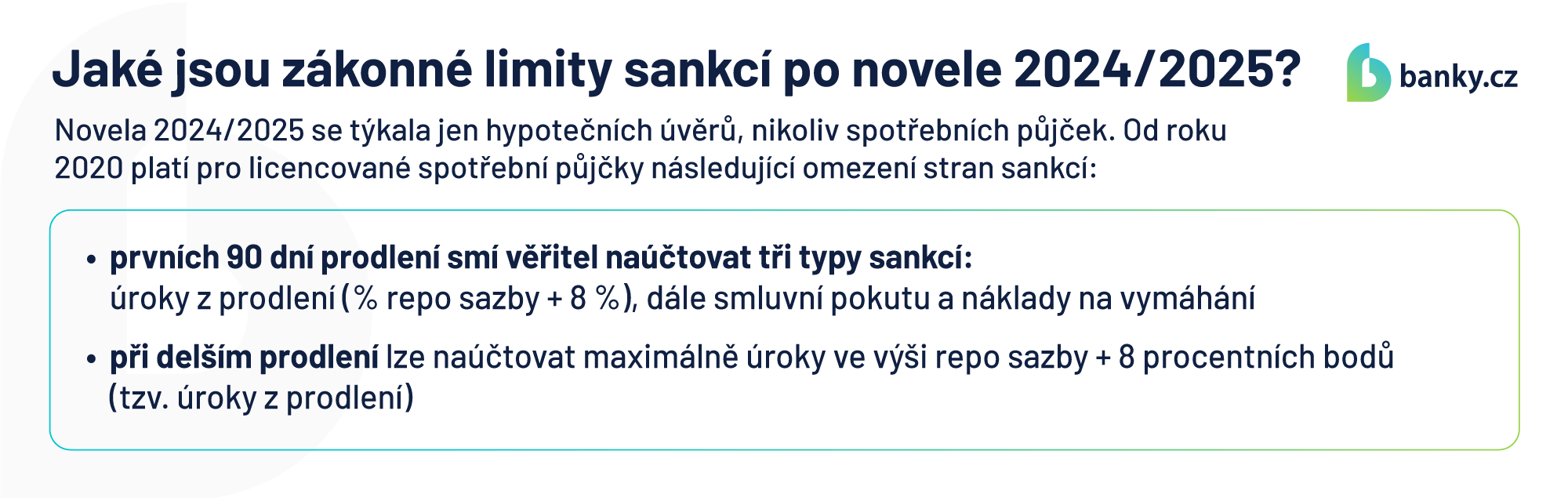Jaké jsou zákonné limity sankcí po novele 2024/2025? Jaké jsou zákonné limity sankcí po novele 2024/2025?