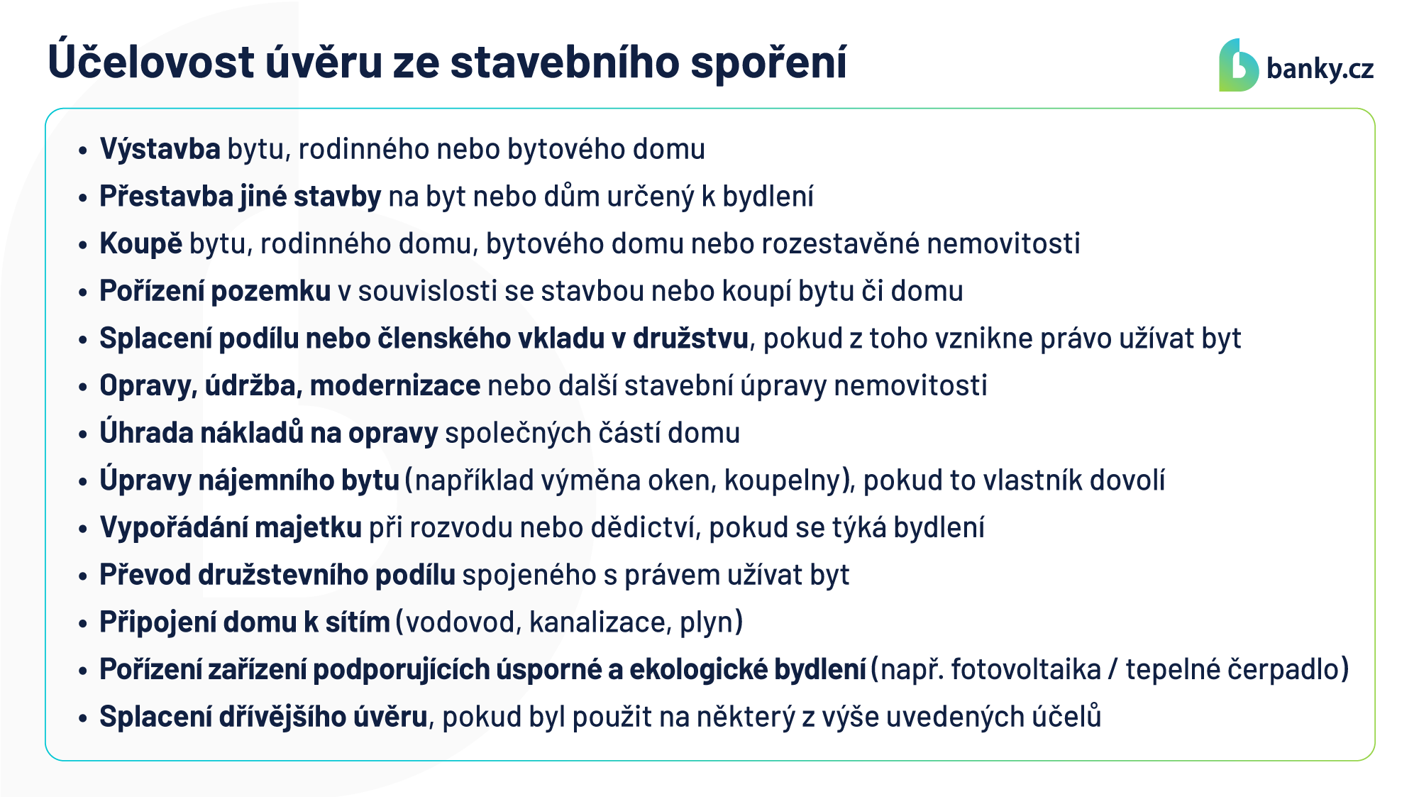 Účelovost úvěru stavebko: Účelovost úvěru stavebko: