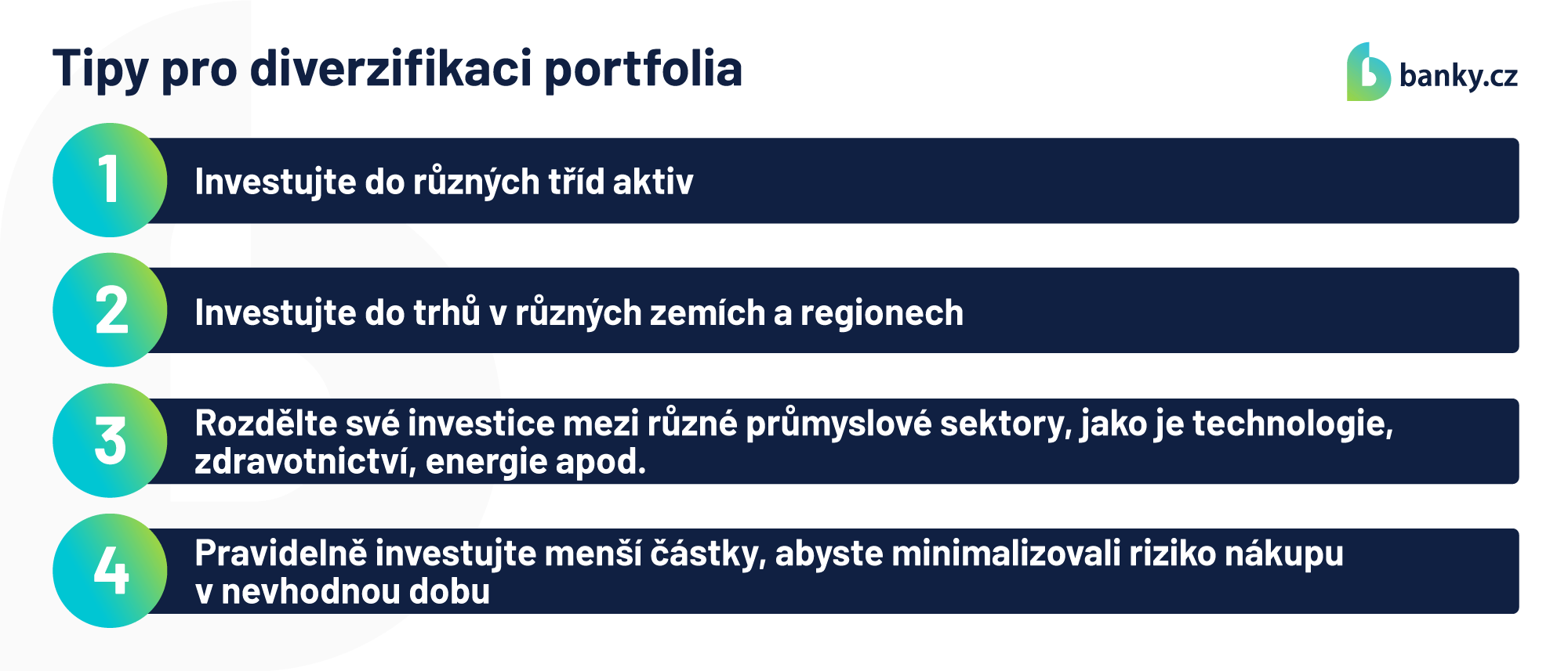 Tipy pro diverzifikaci portfolia Tipy pro diverzifikaci portfolia