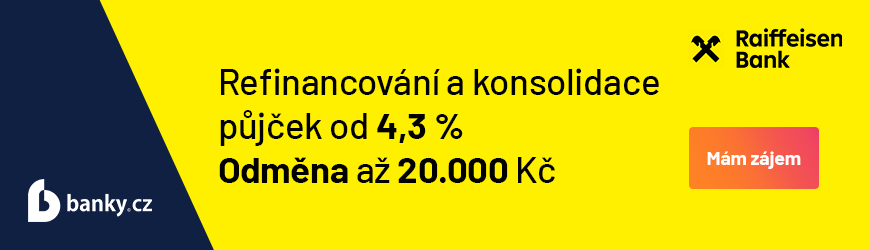Refinancování a konsolidace od 4,3%