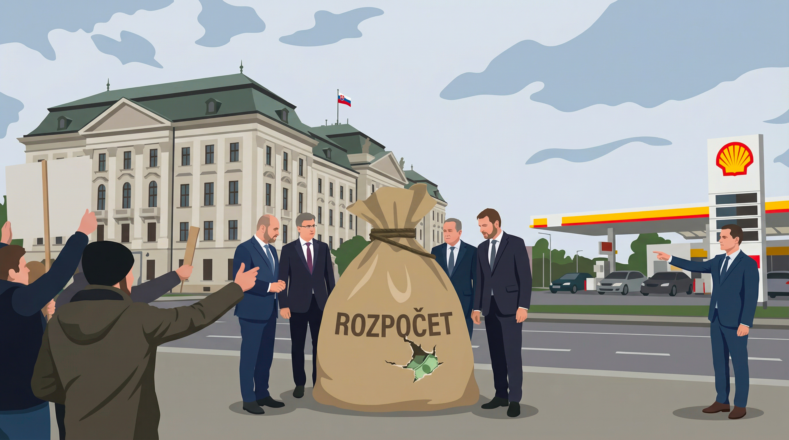 Vláda čelí kritice za rozpočet, u pohonných hmot ale podle analytiků nepanikaří