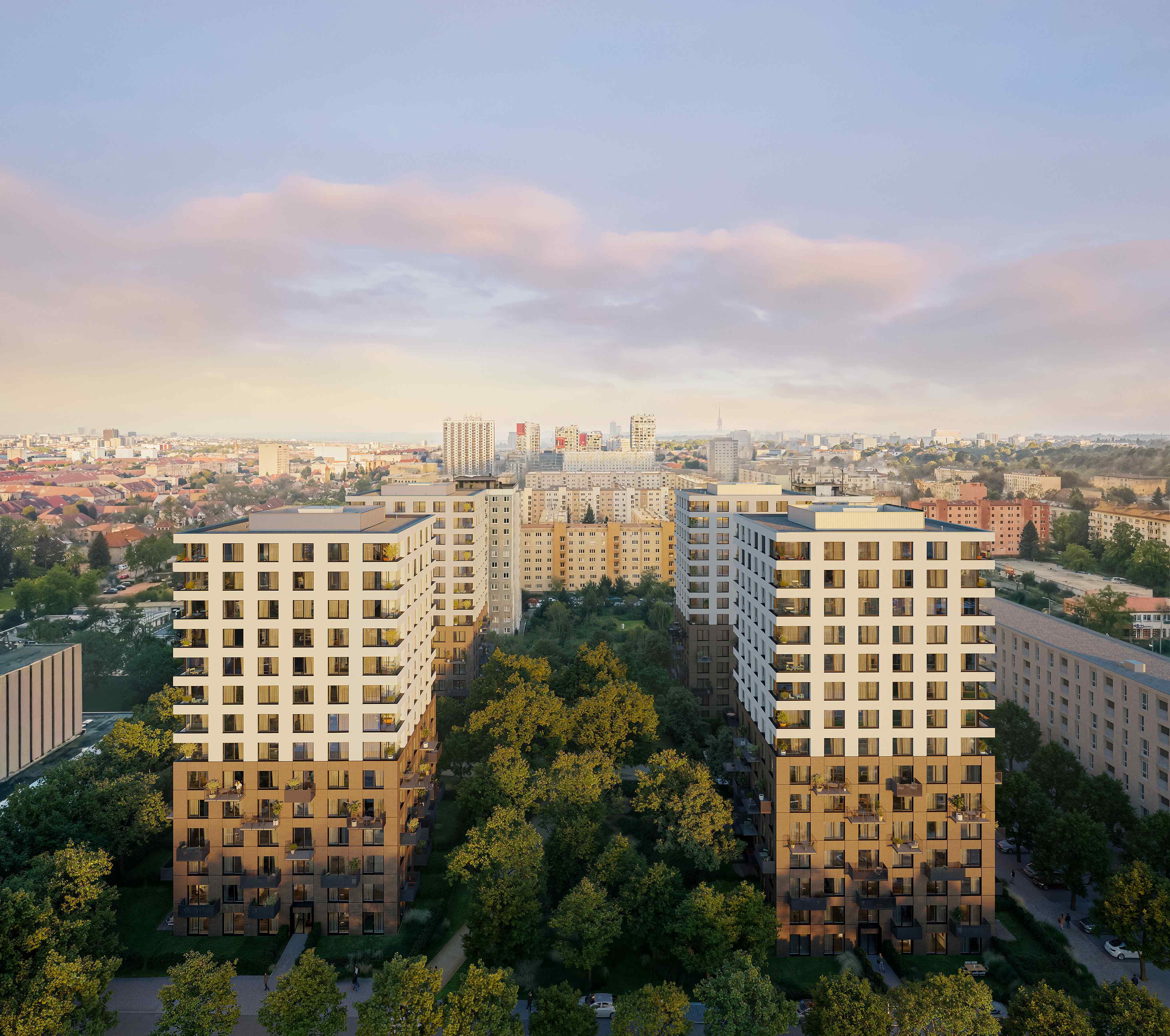 Sky Towers v Malešicích rozšíří trh o 435 nových bytů