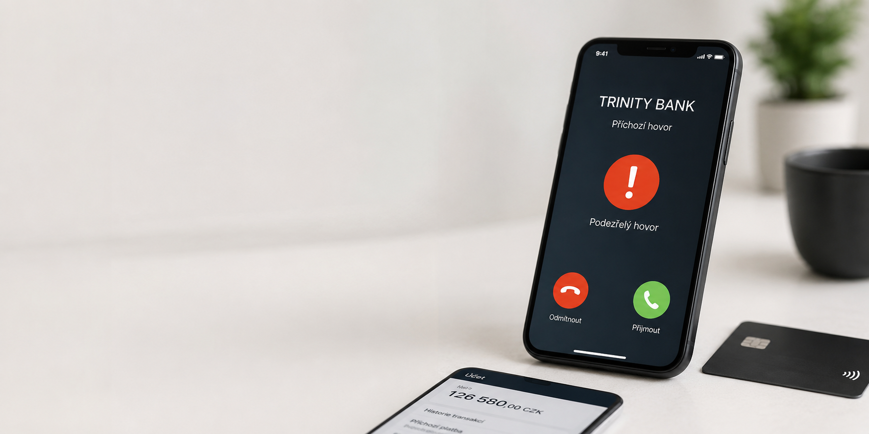 Pozor na podvodné telefonáty zneužívající jméno Trinity Bank