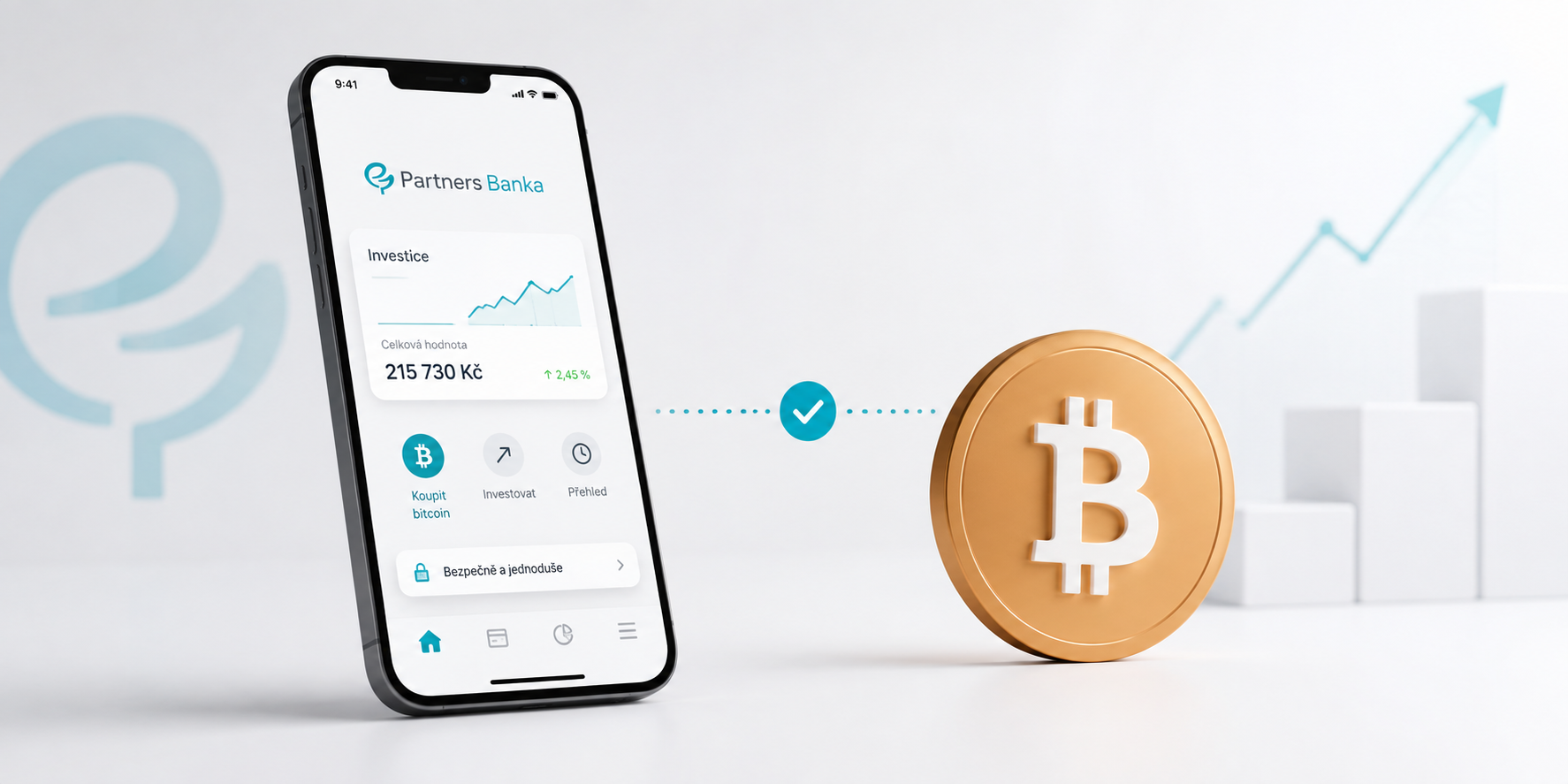Partners Banka spouští nákup a prodej bitcoinu přímo v Partners App