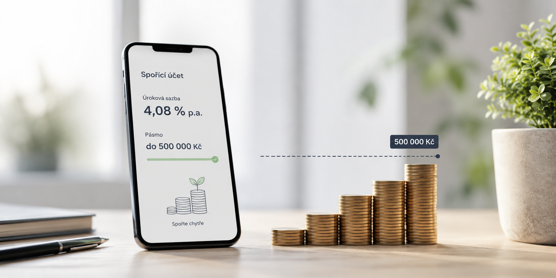 Trinity Bank zvýšila limit pro sazbu 4,08 % na 500 tisíc korun