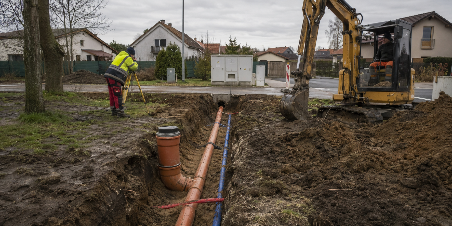 Vodovodní a kanalizační přípojka: postup, povolení a náklady Vodovodní a kanalizační přípojka: postup, povolení a náklady