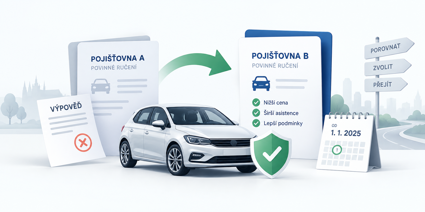 Změna povinného ručení: kdy smíte za lepším pojištěním?