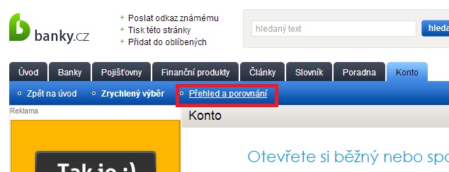 Databáze Banky.cz
