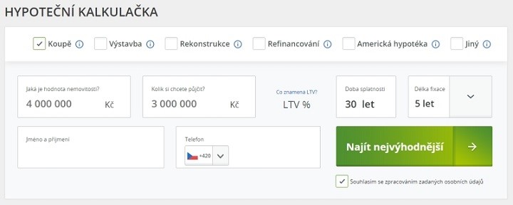 Jak dlouho trvá vyřízení hypotéky: hypoteční kallkulačka.