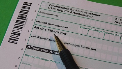 Hypotéka pro cizince: německé daňové přiznání.