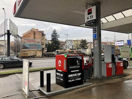 Vkladomat KB v provedení drive-in Vkladomat KB